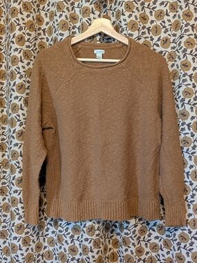 L.L. Bean Slub Roll-Neck Pullover